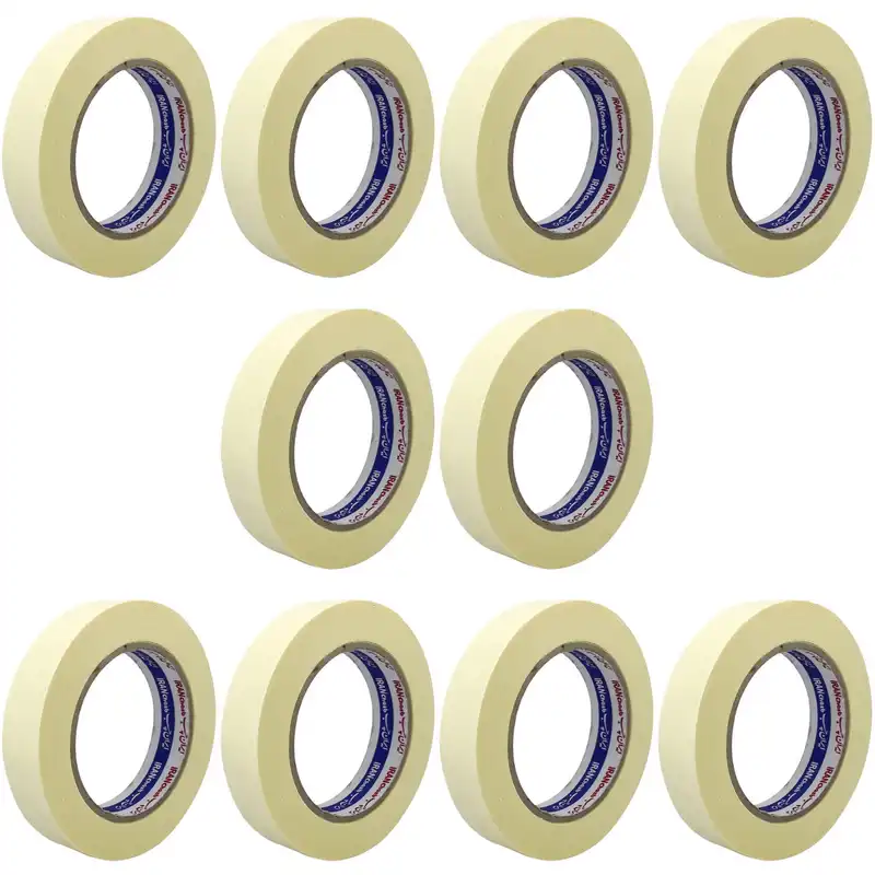 چسب کاغذی ایران چسب مدل IR عرض 2.5 سانتی متر بسته 10 عددی