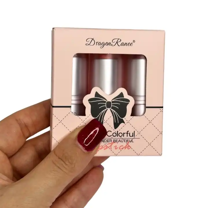 رژلب جامد دراگون رانی مدل شاین کد 02 مجموعه 3 عددی