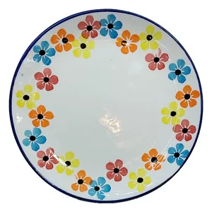 بشقاب سرامیکی مدل خورشت خوری گلبرگ 