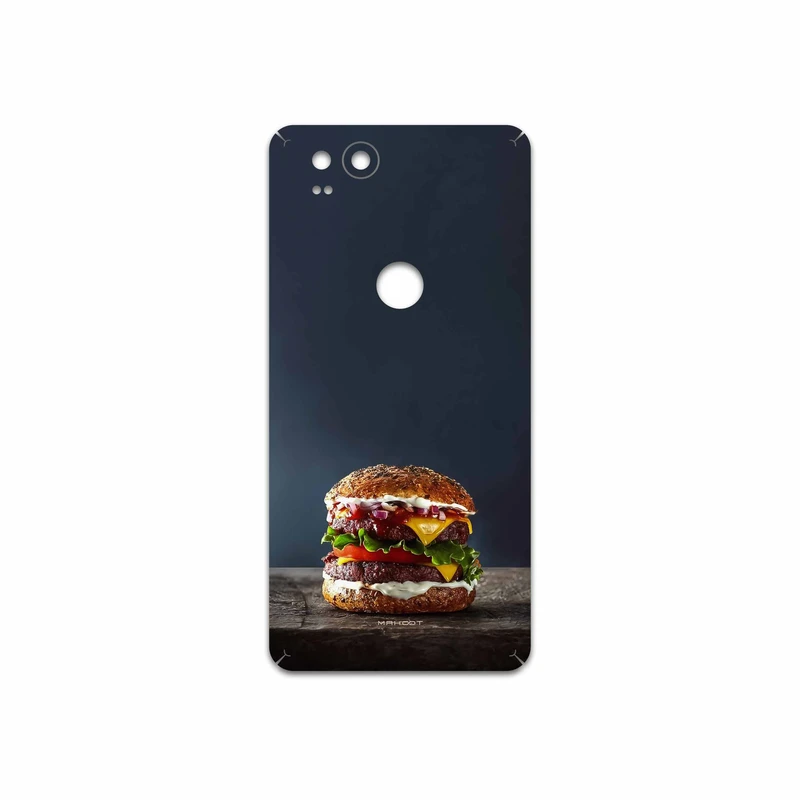 برچسب پوششی ماهوت مدل Hamburger مناسب برای گوشی موبایل گوگل Pixel 2
