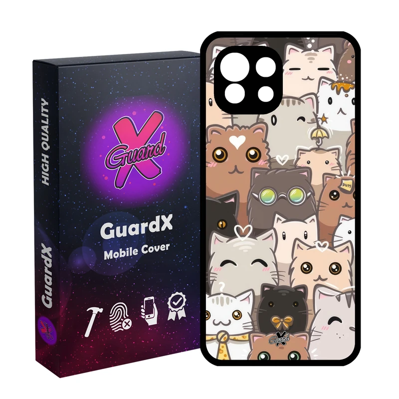 کاور گارد ایکس طرح Cat مدل Glass10674 مناسب برای گوشی موبایل شیائومی  MI 11 Lite
