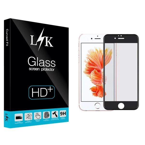 محافظ صفحه نمایش ال کی مدل Hard glass مناسب برای گوشی اپل موبایل iphone 6 / 7 / 8 / SE2