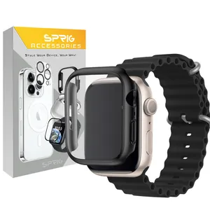 sprig Ocean Mix Guard model strap suitable for Apple watch Series SE 2022 Aluminum Case 44mm / SE 2021 Aluminum Case 44mm / Series 5 44mm / Series 6 44mm / SE 44mm with cover