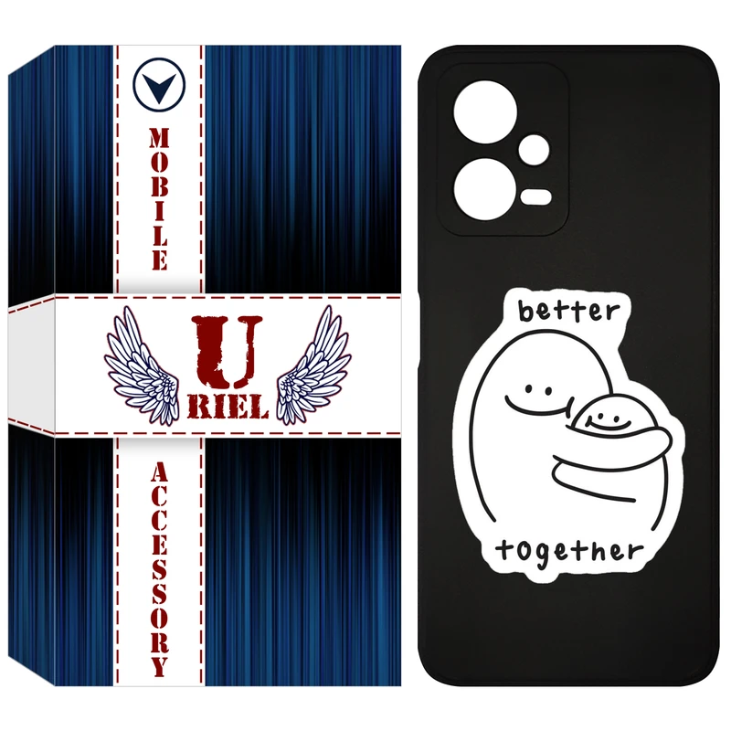 کاور یوریل مدل KSH کد 90 طرح Together مناسب برای گوشی موبایل شیائومی Poco X5 / Redmi Note 12 5G