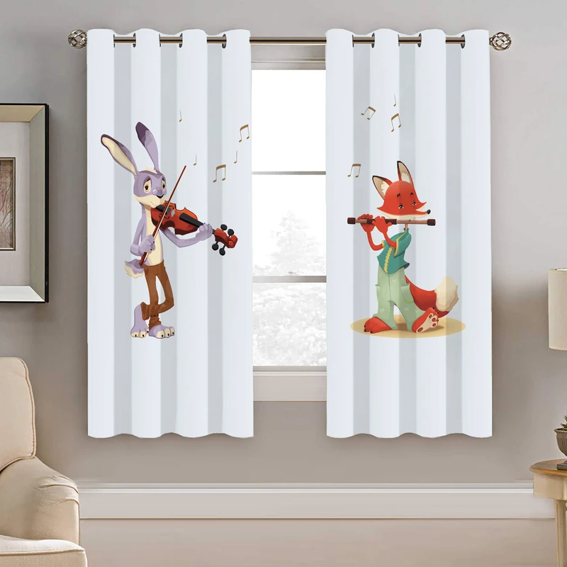 پرده نیروانا طرح کودک مدل هازان کد 8664 سایز 140×200 سانتی متر