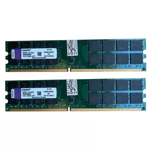 رم دسکتاپ DDR2 دو کاناله 800 مگاهرتز CL6 کینگستون مدل KVR800D2N6/2G ظرفیت 4 گیگابایت