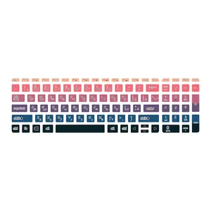 برچسب حروف فارسی کیبورد توییجین و موییجین مدل colors 01 مناسب برای لپ تاپ اچ پی Pavilion 15-P Series