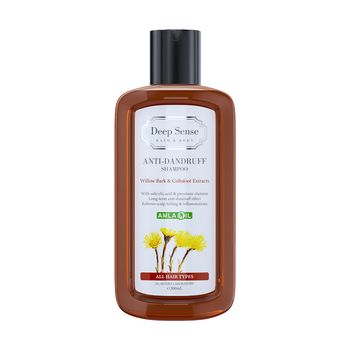 شامپو ضد شوره مو دیپ سنس مدل Willow Bark و Coltsfoot مناسب انواع مو حجم 200 میلی لیتر 