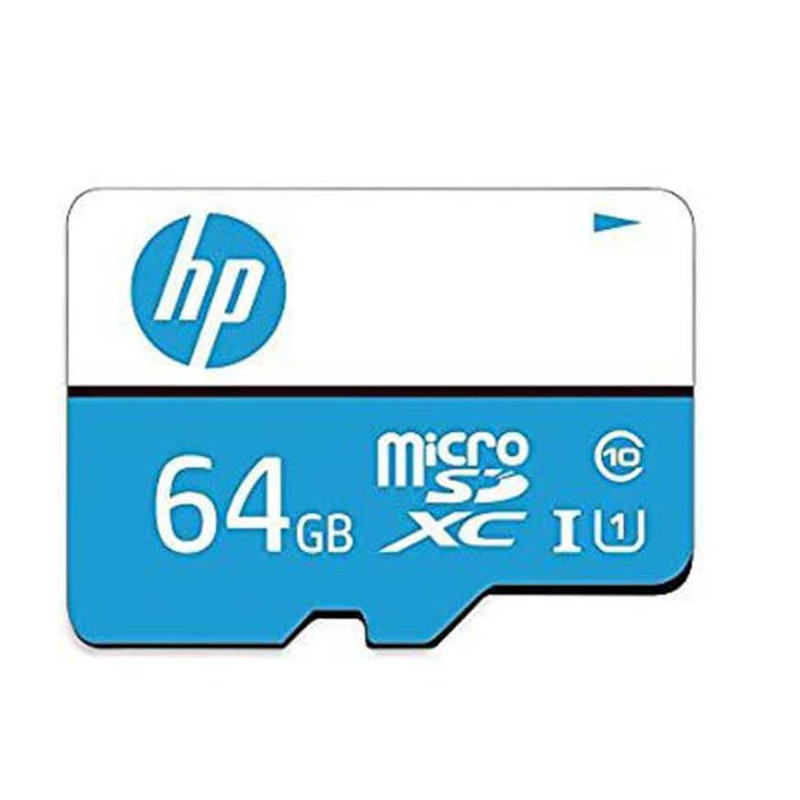 کارت حافظه‌ microSDHC اچ پی مدل MX310 کلاس 10 استاندارد UHS-I U1 سرعت 100MBps ظرفیت 64 گیگابایت به همراه آداپتور SD