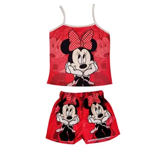 ست تاپ و شلوارک زنانه مدل میکی موس کد MIC 