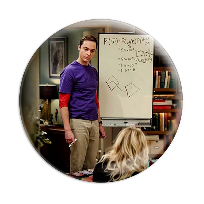  مگنت پرمانه طرح big bang theory کد pmag.14261