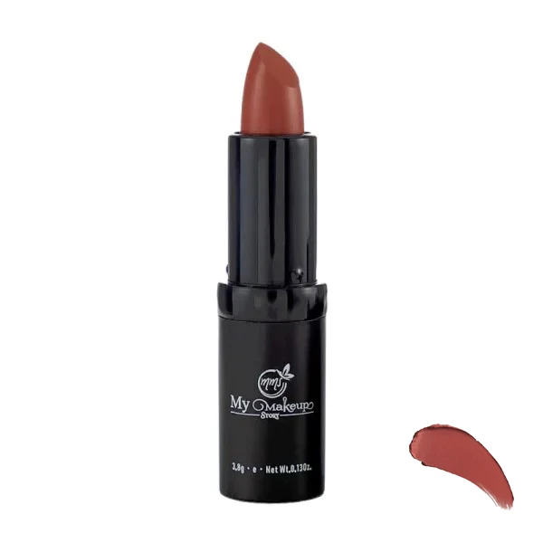 رژ لب جامد مات مای میکاپ استوری مدل LP رنگ قرمز آجری شماره 4