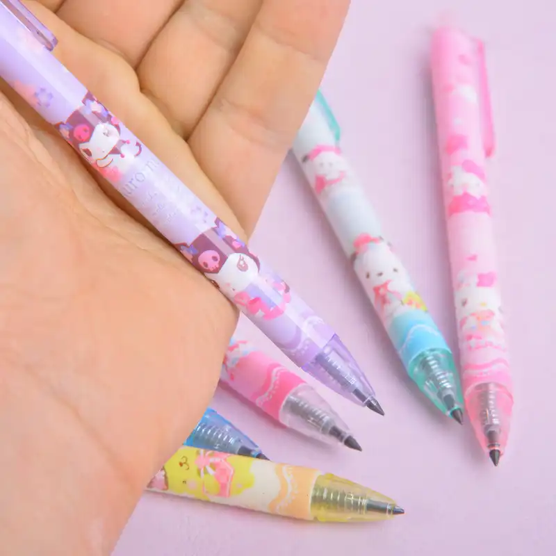 مداد مدل کلیکی بینهایت طرح کرومی و ملودی بسته 6 عددی