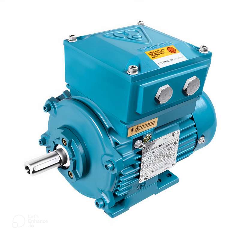 الکتروموتور سه فاز القائی موتوژن مدل 80MA2 0.75-3000 EExdIICT4 55F B3