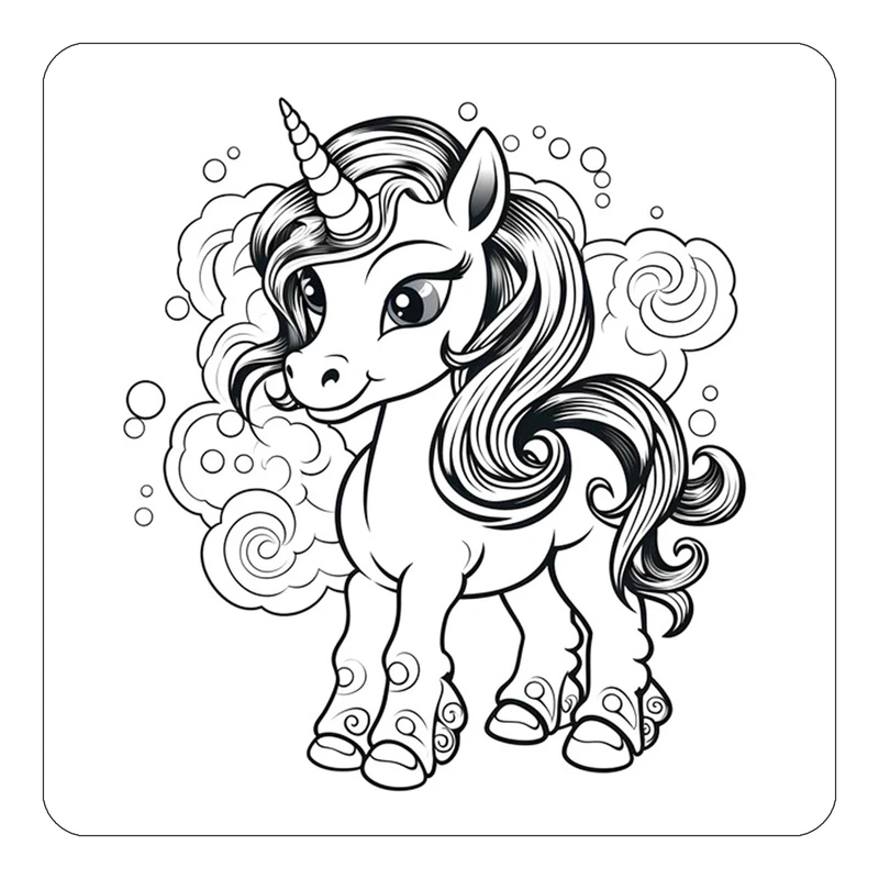 مگنت کاکتی طرح اسب تک شاخ و یونیکورن مدل mp31854