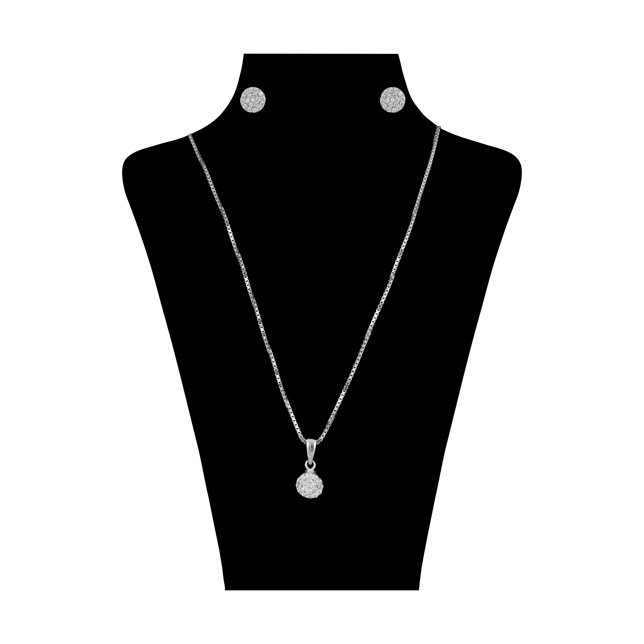 نیم ست نقره زنانه مدل LT 102