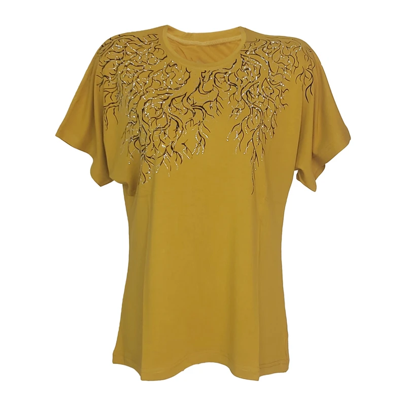 بلوز آستین کوتاه زنانه مدل 47644