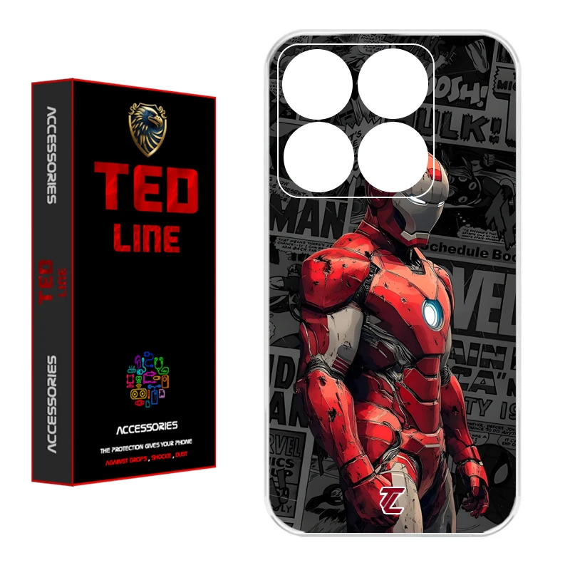 کاور تدلاین طرح آیرون من کد 1161 مناسب برای گوشی موبایل شیائومی Mi 14T / 14T Pro