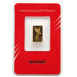 شمش طلا 24 عیار ایران‌شمش مدل سیمرغ