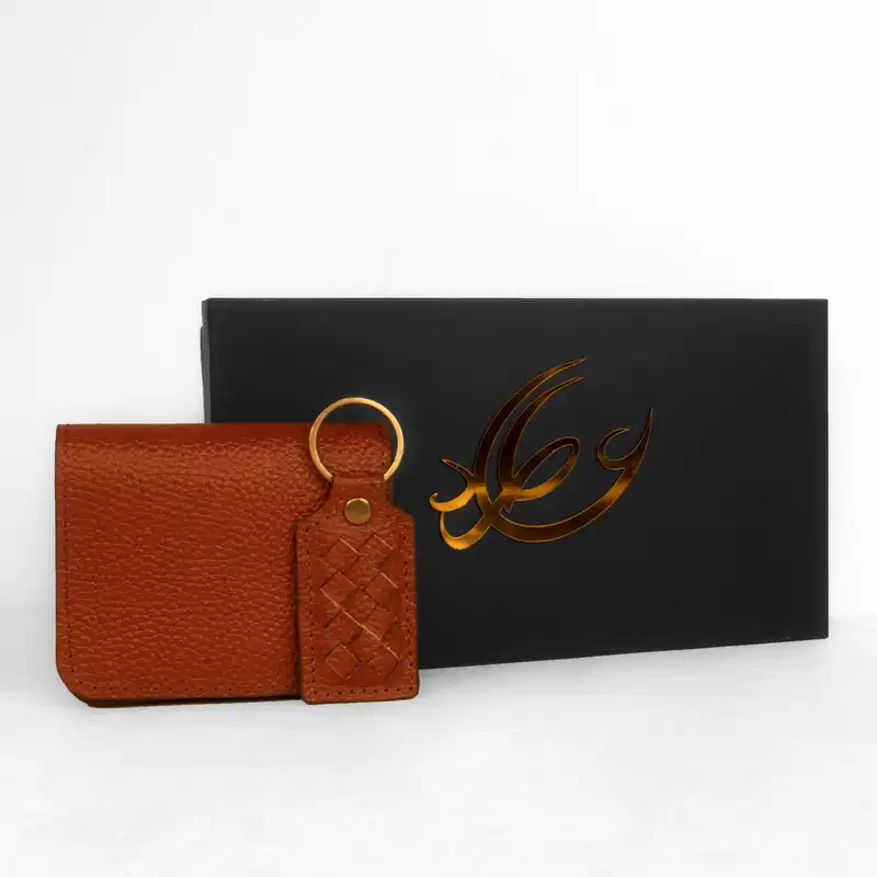 ست هدیه چرم عطارد مدل چرم طبیعی کد A58