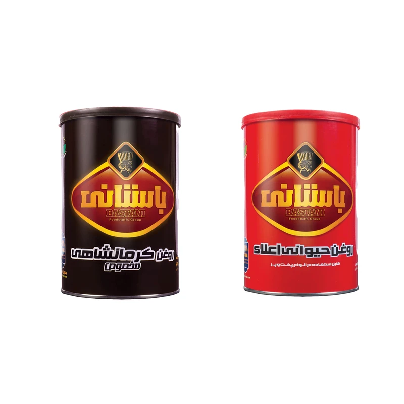 روغن حیوانی کرمانشاهی مخصوص باستانی - 900 گرم و روغن حیوانی اعلاء باستانی - 900 گرم