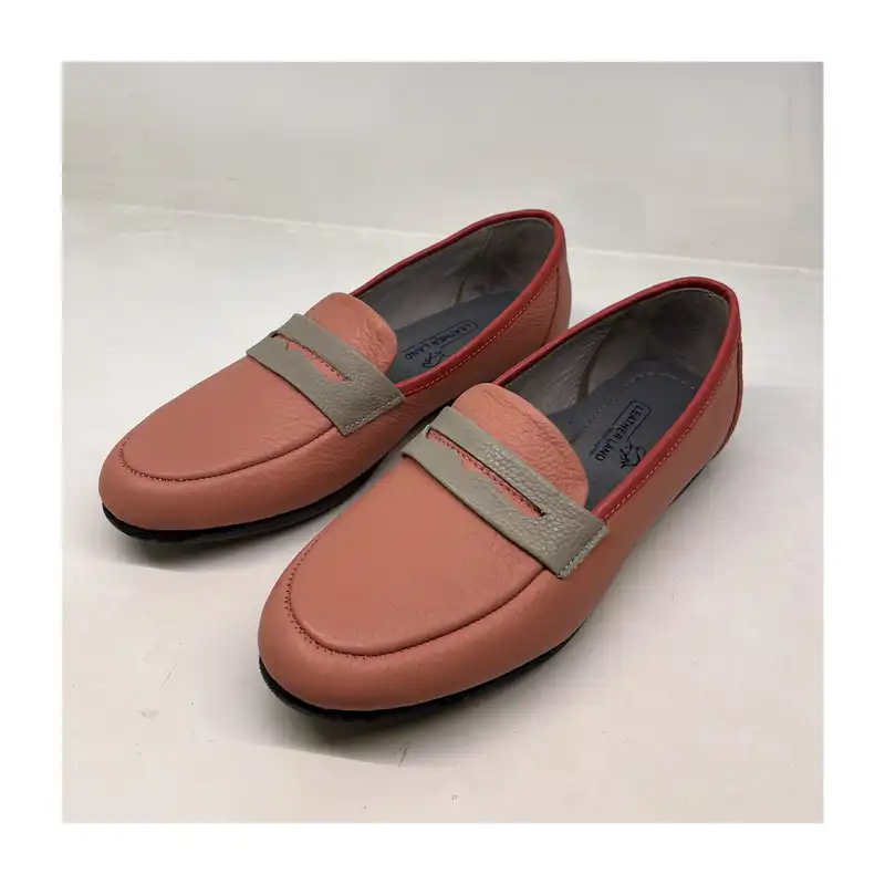 کفش زنانه سرزمین چرم مدل 1527 رنگ صورتی