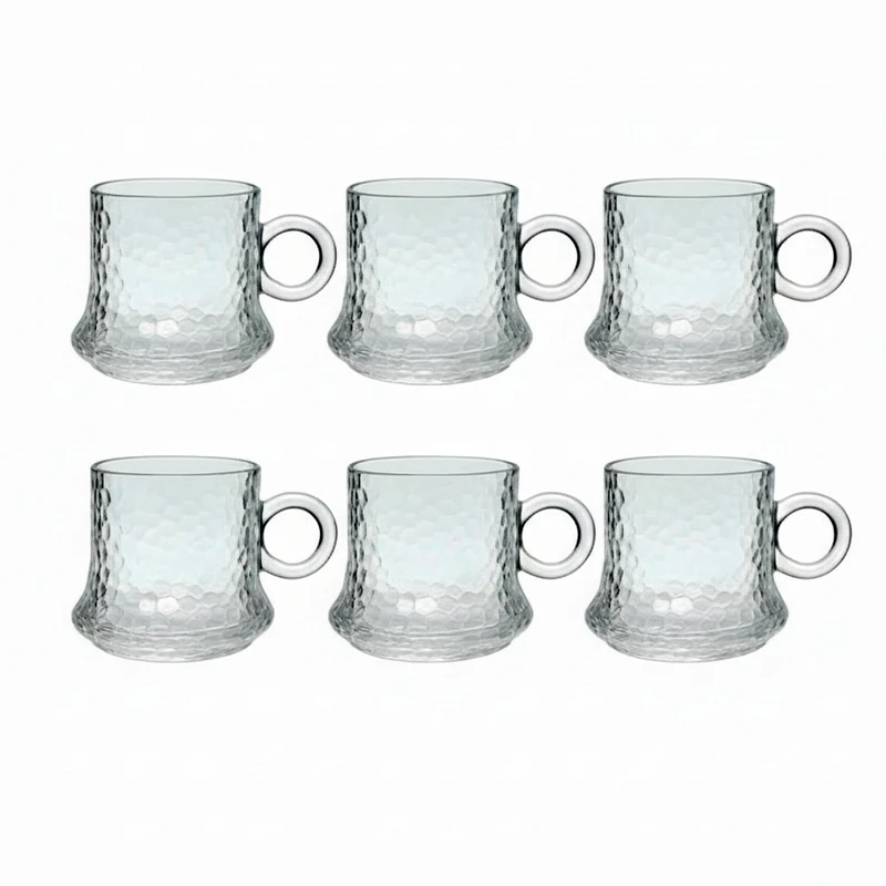 فنجان دلی سوگا مدل یخی و برفی کد A1 بسته 6 عددی