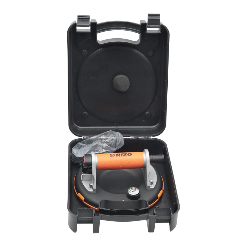 قاپک شیشه  ریزو مدل پمپی گییج دار فلزی کد YP-FELEZ-SC200-8INCH