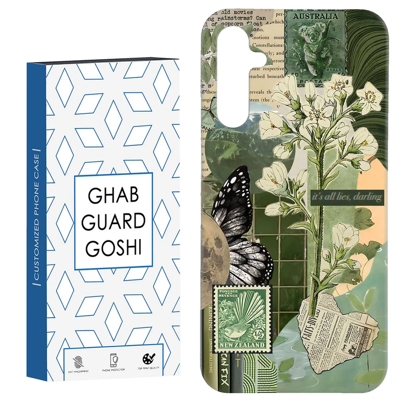 کاور قاب گارد گوشی طرح  گل کد Dimo-677 مناسب برای گوشی موبایل سامسونگ Galaxy A54