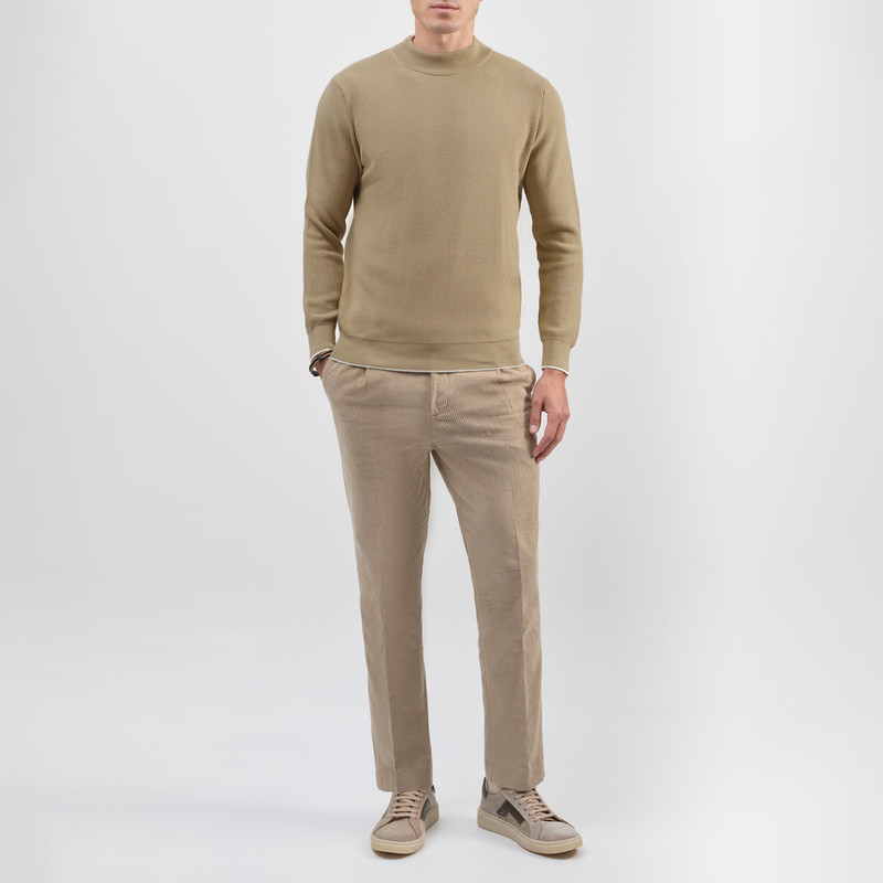 پلیور یقه ایستاده مردانه کروم مدل 2521002