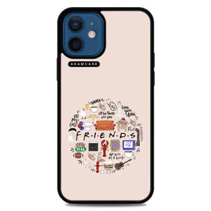AKAM AMCWA12M-FRIENDS3 Cover For Apple iPhone 12 Mini