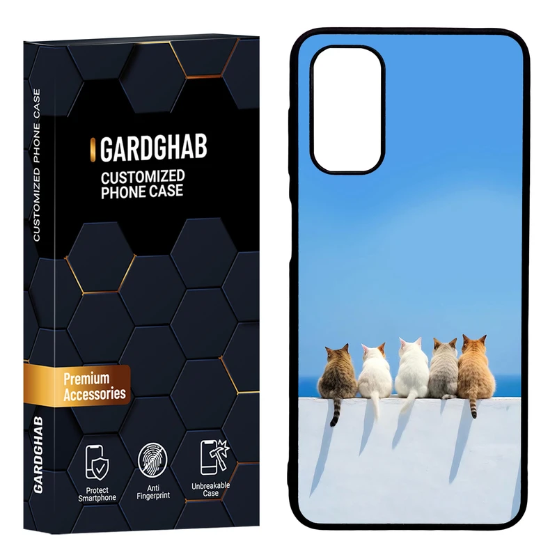 کاور گارد قاب مدل دور ژله ای هنری مناسب برای گوشی موبایل سامسونگ Galaxy A13 5G / A04s