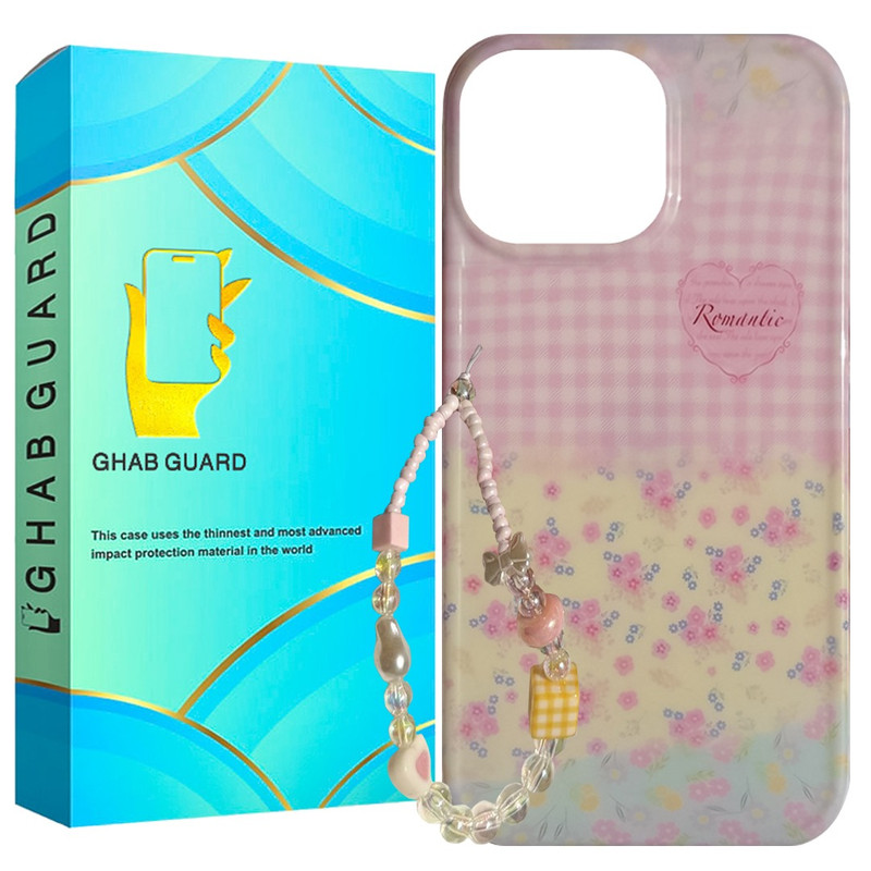 کاور قاب گارد مدل ROMG مناسب برای گوشی موبایل اپل iPhone 15 Pro Max به همراه بند آویز