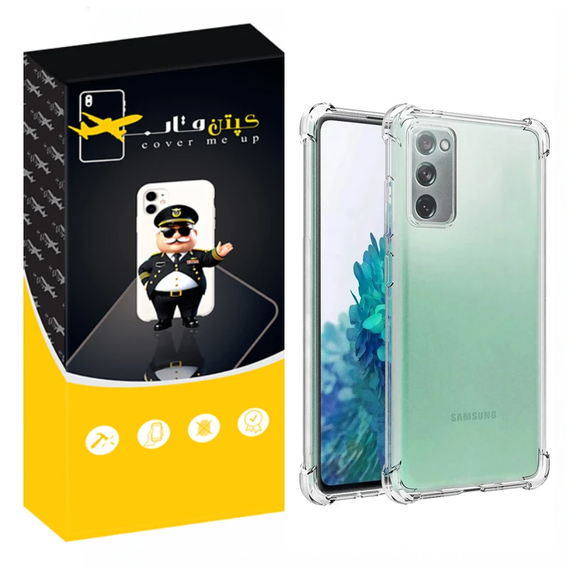 کاور کپتن قاب مدل Crystal مناسب برای گوشی موبایل سامسونگ Galaxy A03s / A02s