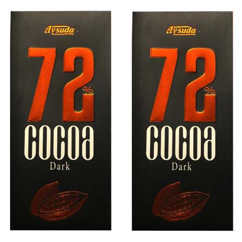 شکلات تلخ 72 درصد آی سودا - 85 گرم بسته 2 عددی