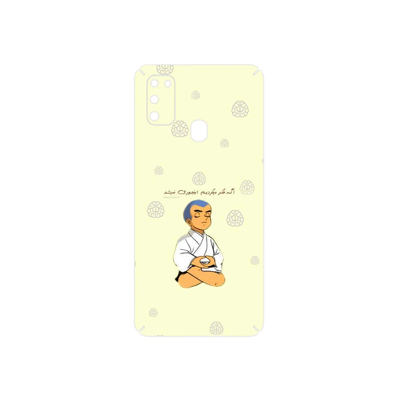 برچسب پوششی ماهوت مدل Ikkyu-san مناسب برای گوشی موبایل سامسونگ Galaxy M21