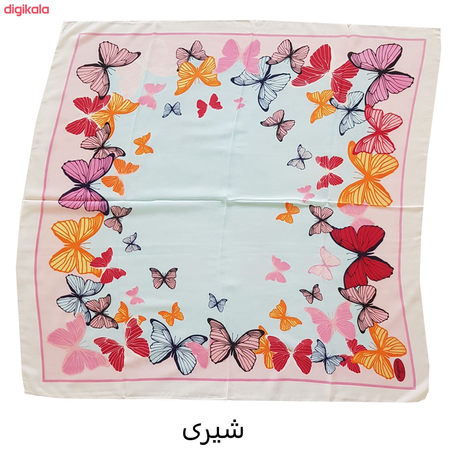 روسری دخترانه طرح پروانه کد san_022 main 1 4