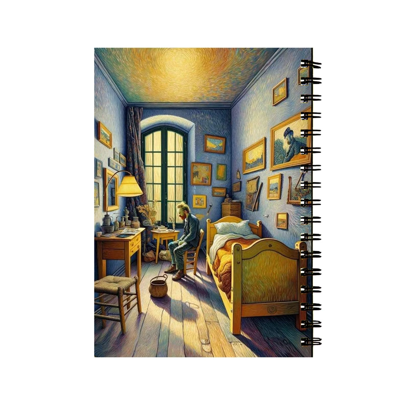 دفتر مشق 50 برگ طرح اتاق ونگوک کد 298