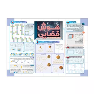 پوستر آموزشی انتشارات نارنجی طرح آموزش هوش فضایی سایز A3