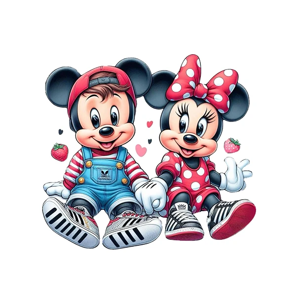 استیکر پارچه و لباس پاد آفرین طرح میکی موس کد 1692
