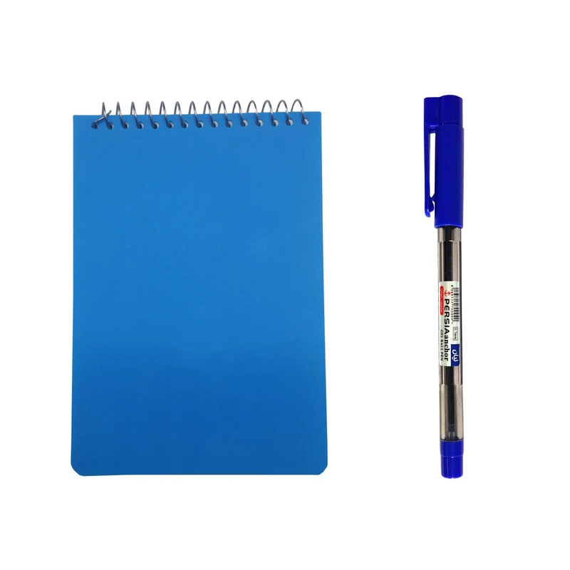 دفترچه یادداشت کد 10 به همراه خودکار