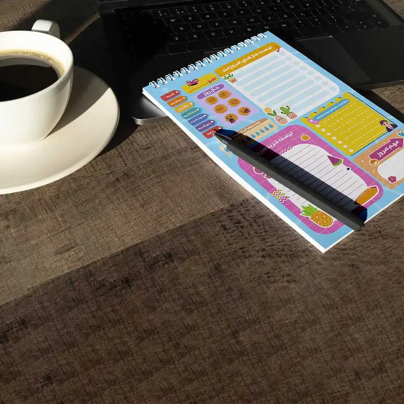 دفتر برنامه ریزی کارنیکا طرح کاکتوس مدل پلنر روزانه کد cactus1