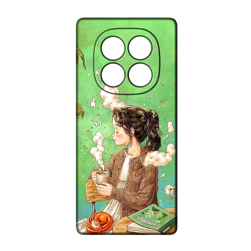 کاور طرح دخترانه کد 252 مناسب برای گوشی موبایل شیائومی Redmi Note 14 Pro Plus