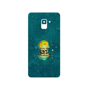 MAHOOT Collage of Earth Face Cover Sticker for Samsung Galaxy A8 Plus 2018