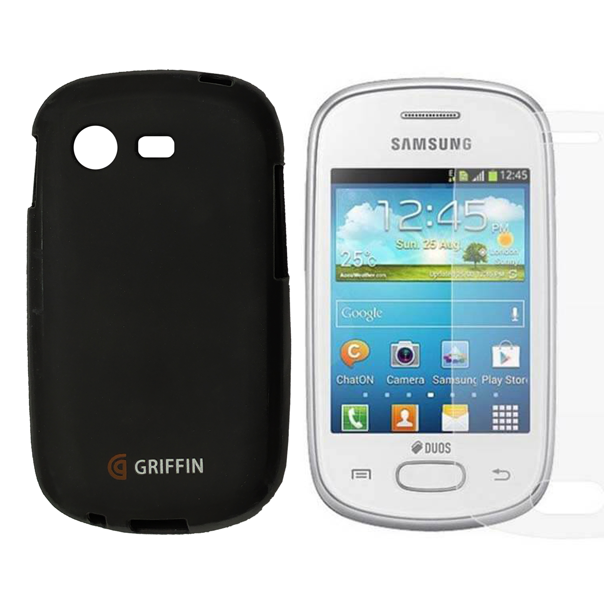 کاور گریفین کد Mc-01 مناسب برای گوشی موبایل سامسونگ Galaxy Star / S5282 به همراه محافظ صفحه نمایش