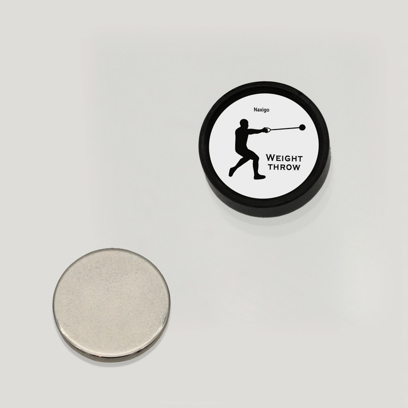 پیرسینگ گوش ناکسیگو مدل شب تاب طرح پرتاب وزنه کد PM6675