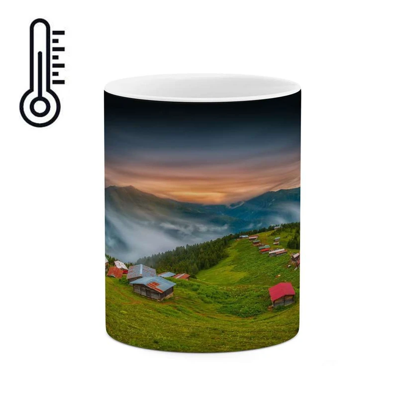 ماگ حرارتی کاکتی مدل منظره کد mgh14529