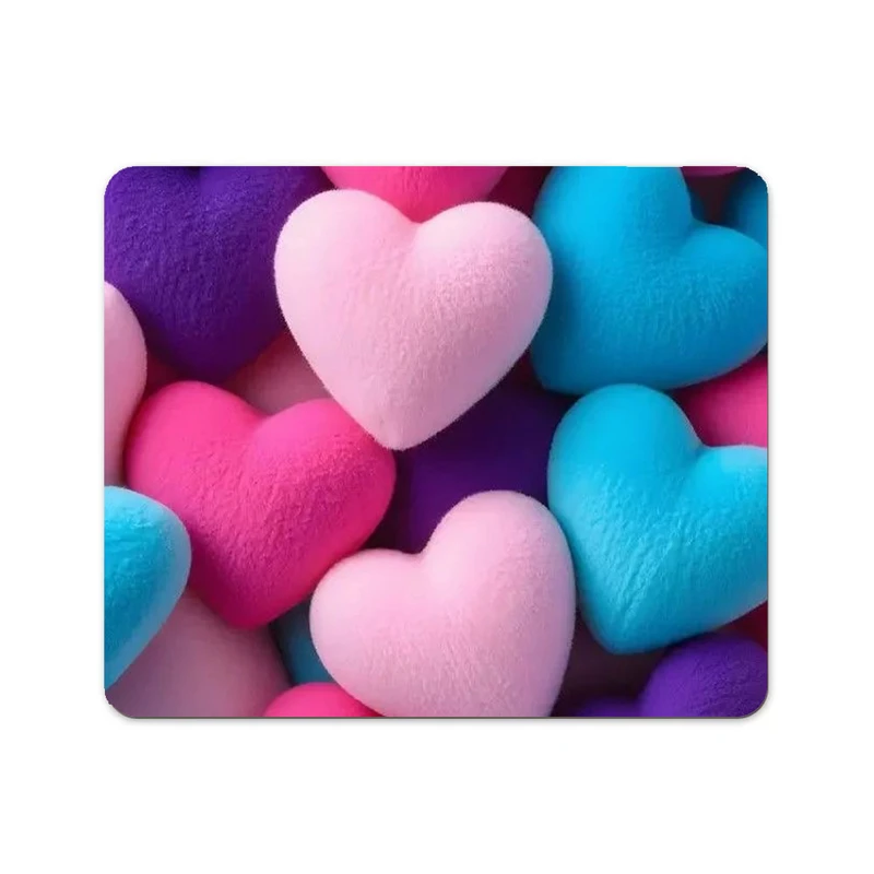  ماوس پد پاد آفرین طرح قلب دخترانه کد 257 سایز 19*24 سانتی متر