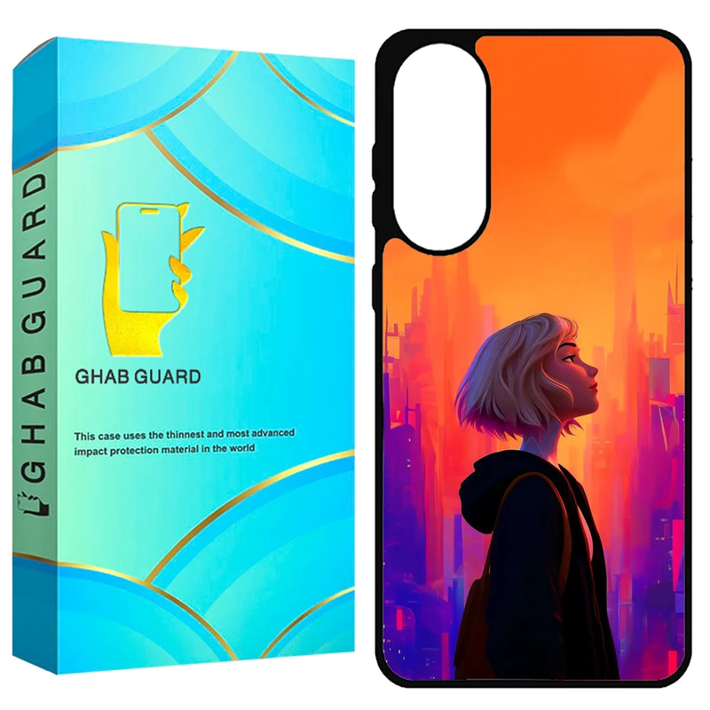 کاور قاب گارد طرح دختر مدل S25EG مناسب برای گوشی موبایل سامسونگ Galaxy S25 Edge