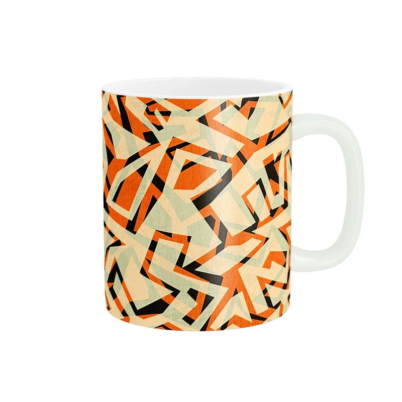 ماگ مدل طراحی گرافیکی الگوی هندسی کد 1412